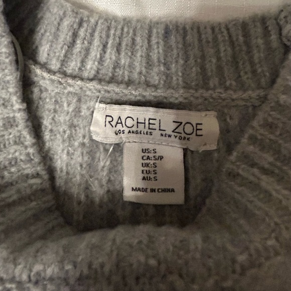 Rachel Zoe Light Gray Knit Sweater - Picture 9 of 12